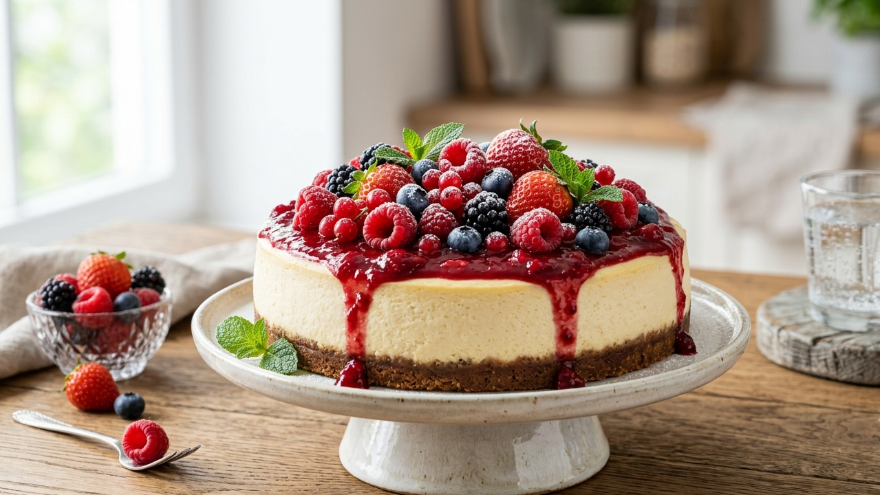 Cheesecake de Frutos Vermelhos