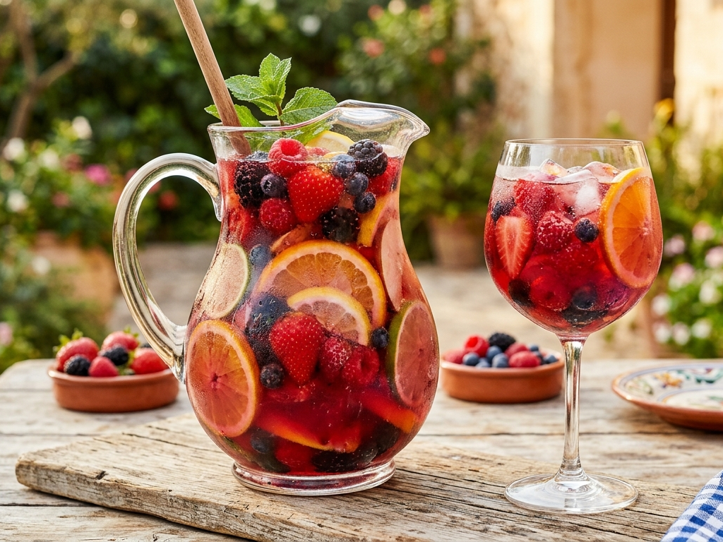 Sangria de Frutos Vermelhos
